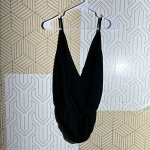 Black One-Piece Suit